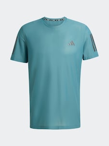 adidas Green White Own the Run T-Shirt