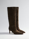 Khaki Brown Suede