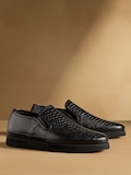 Black Croc Embossed