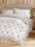 Green Cath Crest Floral