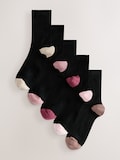 Black/Light Pink Sparkle