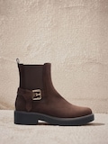 Faux Leather Chocolate Brown