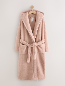 Next Neutral Teddy Dressing Gown