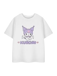 Vanilla Underground White Girls Hello Kitty Short Sleeve 100% Cotton T-Shirt