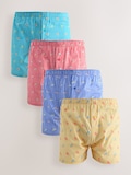 Yellow/ Blue Summer Print