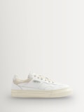 White & Putty Leather