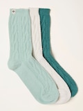 Teal Blue/White