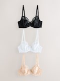 Black/White/Almond Nude