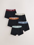 Black with Central Logo Waistband