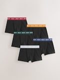 Black with Autumnal Coloured Waistbands