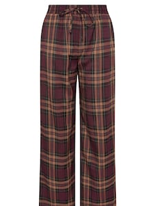 Long Tall Sally מכנסיים בגזרה רחבה בדוגמת משבצות