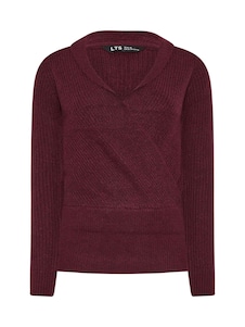 אדום - Long Tall Sally Knitted Wrap Jumper