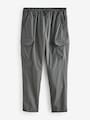 Light Grey Regular Fit Ripstop Tech Cargo Trousers