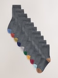 Grey with Contrast Heel and Toe