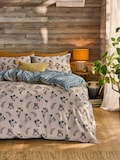 Blue Wildflower Gingham