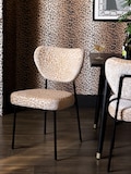 Leopard Luxe Cut Velvet Antique Sand