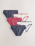 Red/Navy Polka Dot