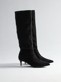 Black Faux Suede