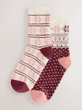 Berry/Cream Fairisle