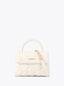 Carvela Cream Rosa Top Handle Bag