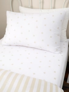 Bianca Mini Star & Stripes Cotton Fitted Sheet
