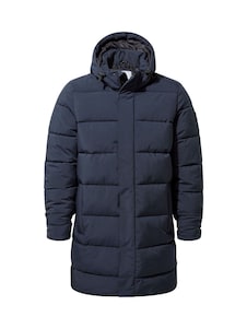 Tog 24 Blue Mens Preece Padded Long Jacket