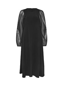 Long Tall Sally Mesh Sleeve Corset Midi Dress