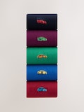Blue/Green/Red Car