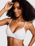 White Polka Dots