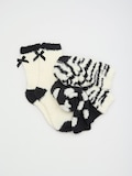 Cream and Black Zebra Print