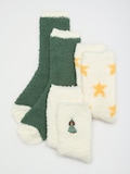 Cream and Green Christmas Dog