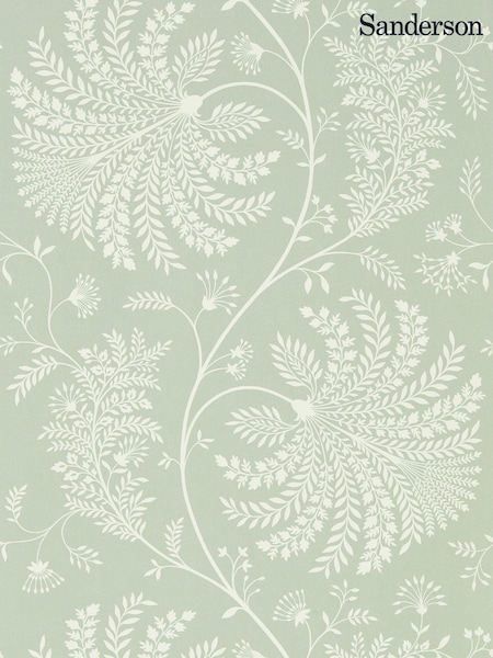 Sanderson Green Mapperton 10.05M Wallpaper (101919) | £78