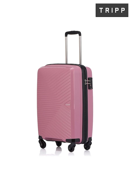 Tripp Rose Pink Chic Cabin 4 Wheel Suitcase 55cm (102469) | £49.50