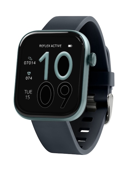 Grey - Regular Reflex Active Spectra Dark Silicone Strap Smart Watch