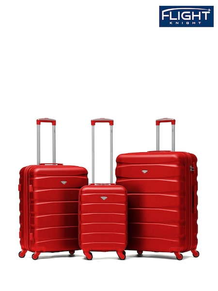 Flight Knight Hardcase Large Check in Suitcases and Cabin Case Set of 3 (103977) | £150