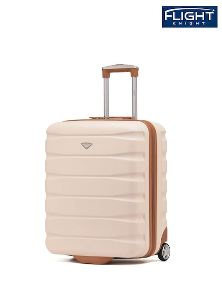 Flight Knight 56x45x25cm EasyJet Overhead 2 Wheel ABS Hard Case Cabin Carry On Hand Luggage (106278) | £50