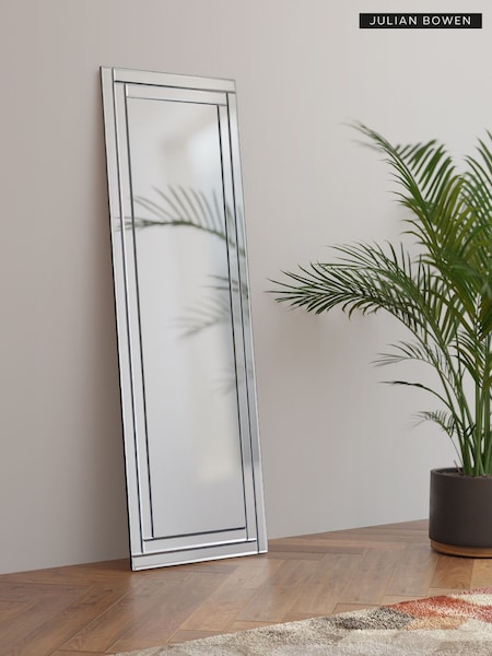 Julian Bowen Clear Deco Frameless Dress Mirror (108056) | £120