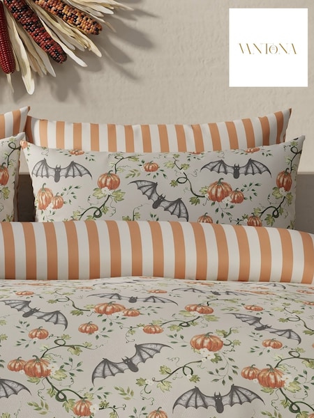 Vantona Halloween Bats Duvet Cover And Pillowcase Set