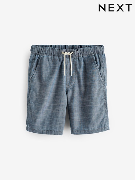 Chambray Blue Single Pull-On Shorts (3-16yrs) (109881) | £7 - £12