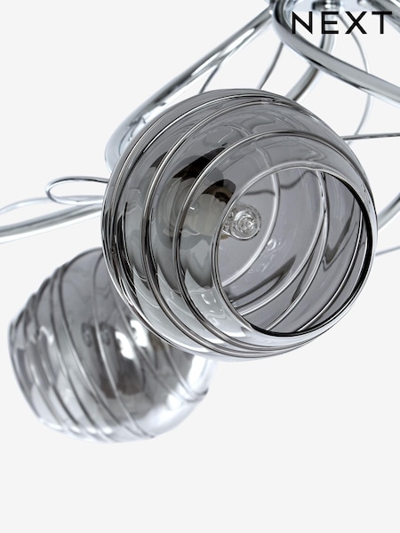 Grey Drizzle 5 Light Flush Spare Part for 653440 (110083) | £7
