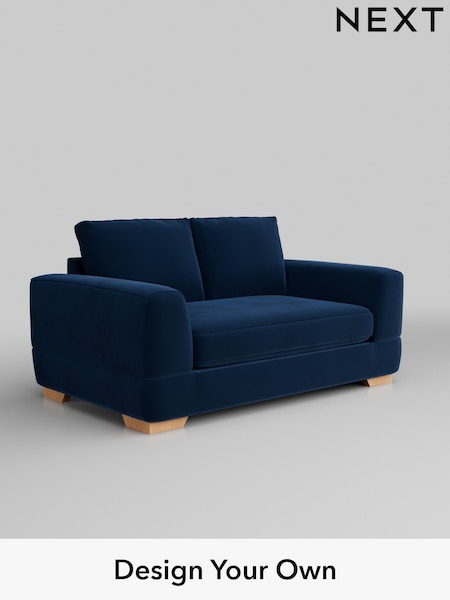 Plush Velvet Easy Clean/Navy Blue Clayton (111065) | £1,125