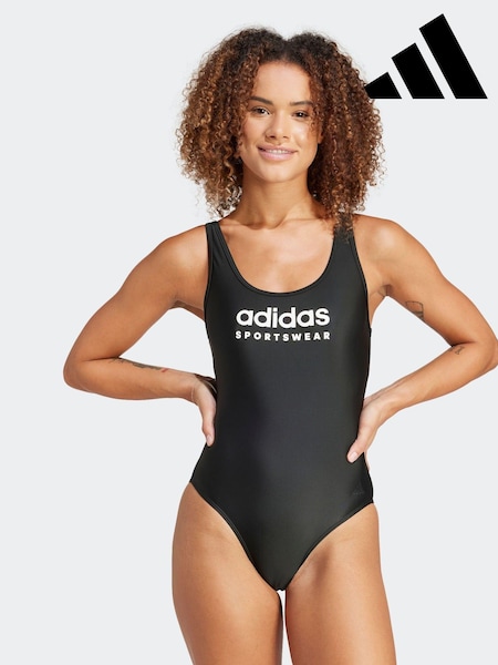 adidas Black Sportswear U-Back Swimsuit (111583) | £38