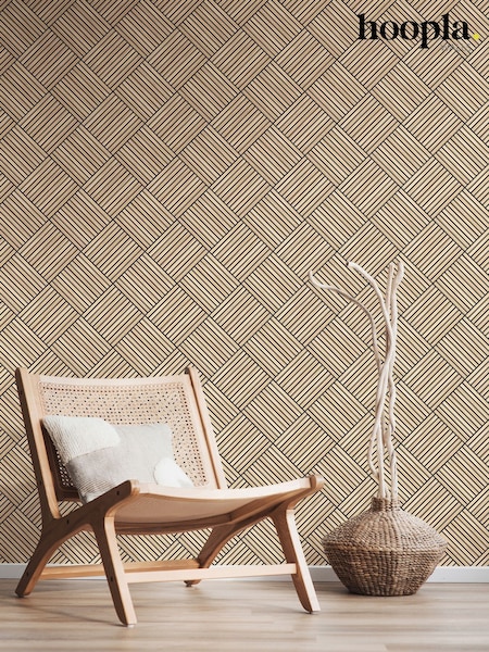 Hoopla Walls Diamond Slat Small Wallpaper