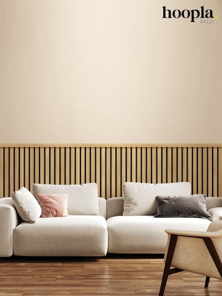 Hoopla Walls Wood Slat Texture Wallpaper