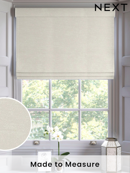 Oyster Cream Eloise Made To Measure Roman Blinds (112324) | £42