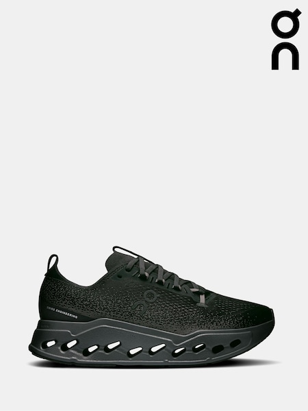 Black - Regular On Cloudsurfer Max Running Trainers