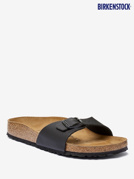 Birkenstock Black Madrid Birko Flor Sandals (114747) | £85