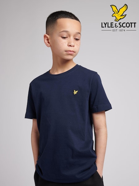 Lyle & Scott Navy Blue Unisex 100% Cotton T-Shirt (117084) | £18 - £24