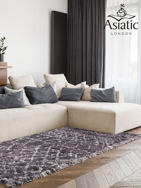 Asiatic Rugs Charcoal Grey Alto Rug (117682) | £128 - £363