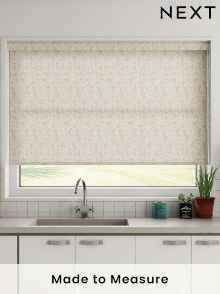 Vanilla Cream Wisley Made To Measure Roller Blind (119370) | £20